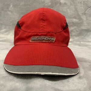 SUGOI Men's Red Performance Running Cycling Hat Cap‎ Reflective Adjustable Strap